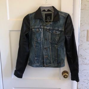Madewell Jackets & Coats - Madewell Denim Leather Jacket Madewell Jackets & Coats - Madewell Denim Leather Jacket